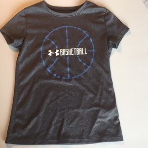 Youth grey under Armour shirt size medium